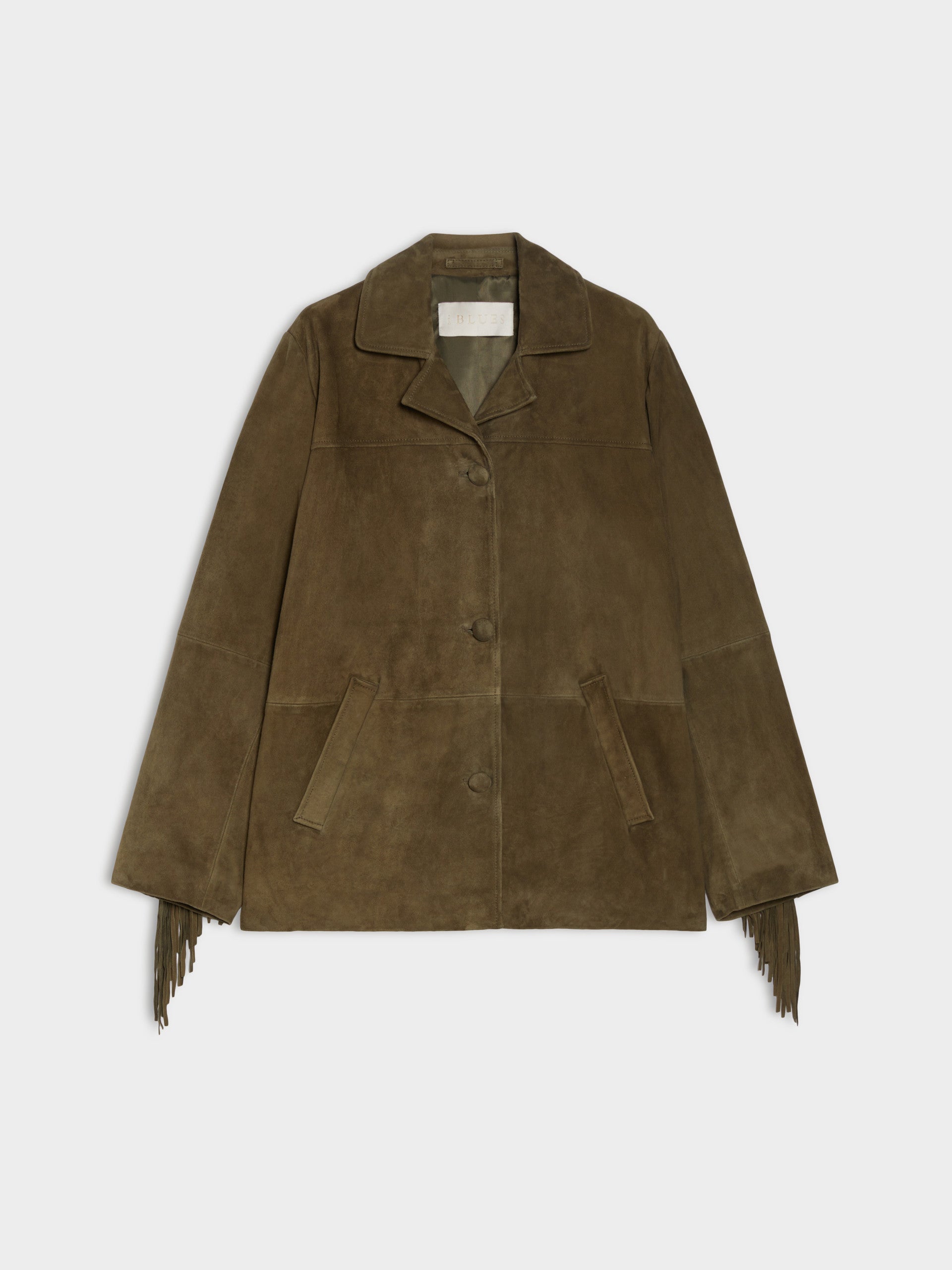 Afone Suede Jacket Khaki – Sass & Edge