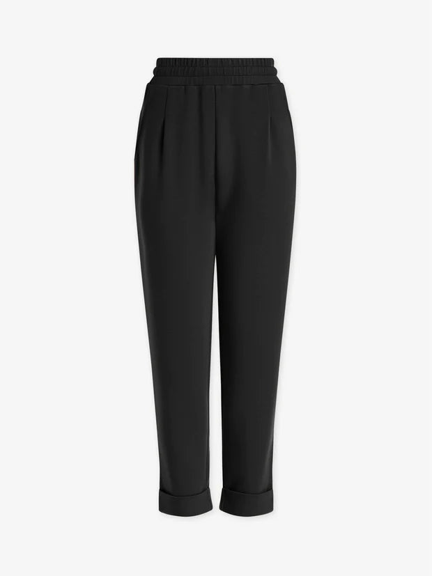 Rolled Cuff Pant Black