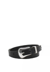 Vacchetta Belt Black/Nickel Narrow