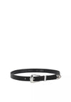 Vacchetta Belt Black/Nickel Narrow