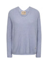 MMThora V Neck Knit Eventide