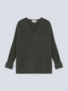 Forest green cashmere knit