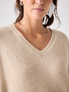 beige cashmere knit