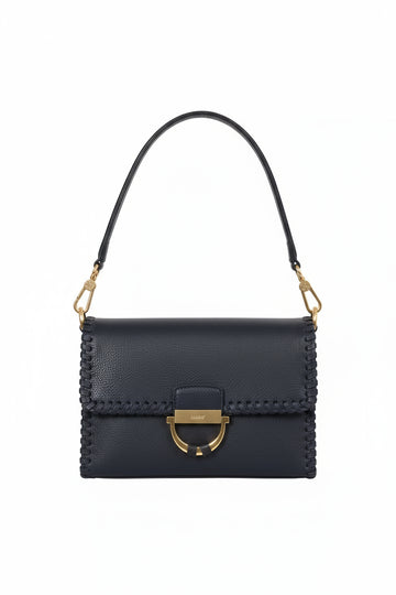 Temi Stitch Bag Navy