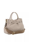 Rear view SIena Leather bag with gold toned hardwear from Abro