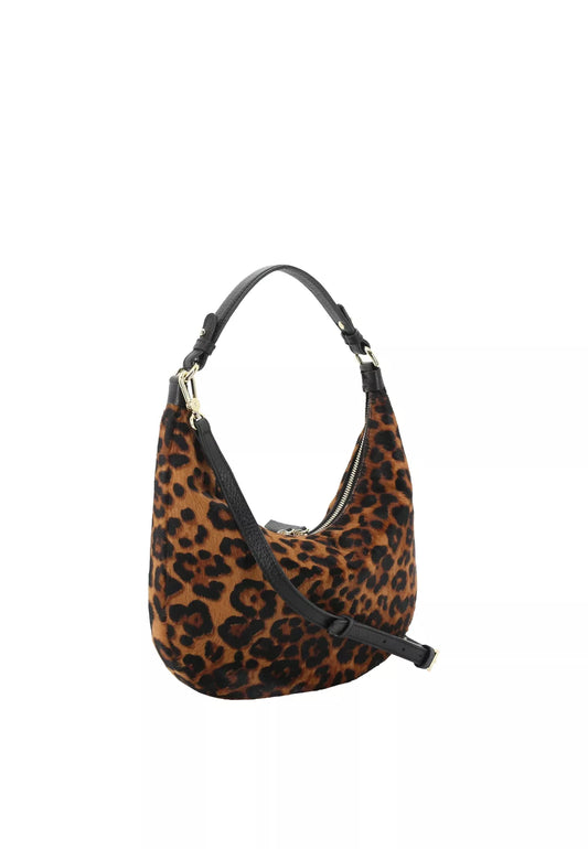 Nana Bag Mini Textured Leather Leopard