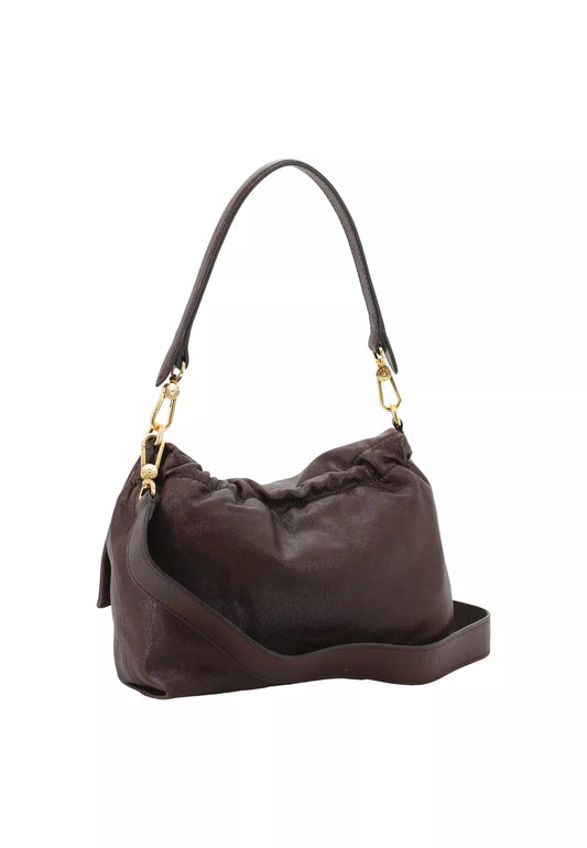 Temi Bag Medium Washed Leather Caramel/Cognac