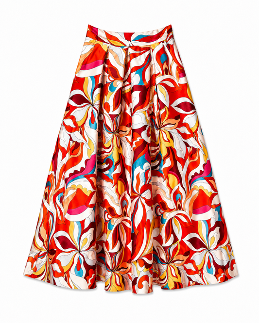 Luna Skirt Groovy Red