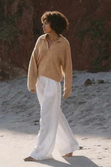 Emma Cashmere Knit Camel