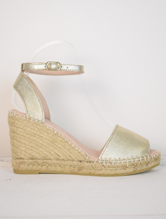 Carla Espadrille Gold