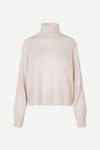 ivory turtleneck cashmere jumper