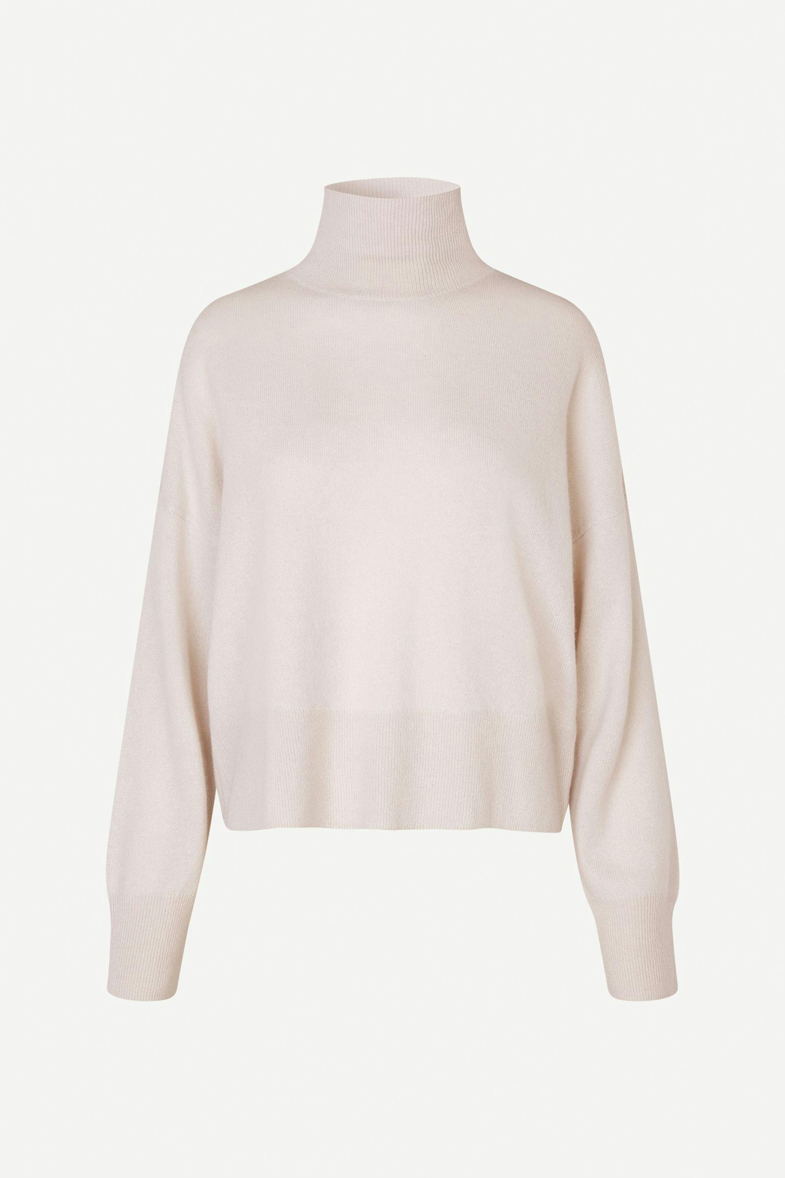 ivory turtleneck cashmere jumper