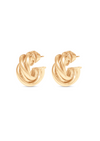 gold twist hoops