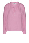 Long sleeved cheesecloth pink shirt