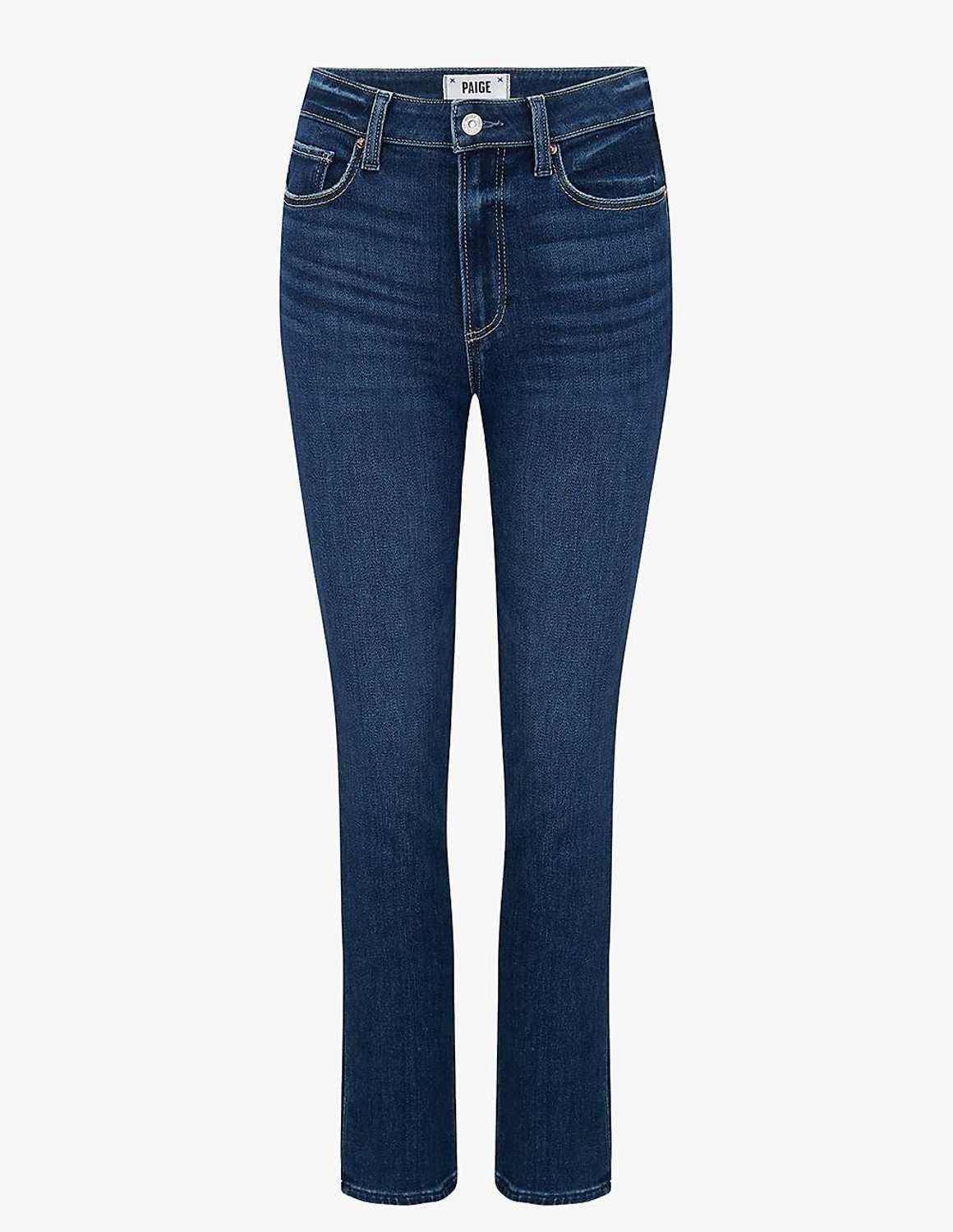 mid blue slim jeans from paige 