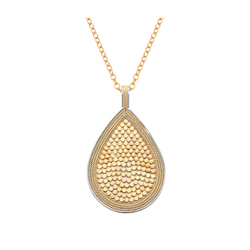 Tear Drop Necklace Gold