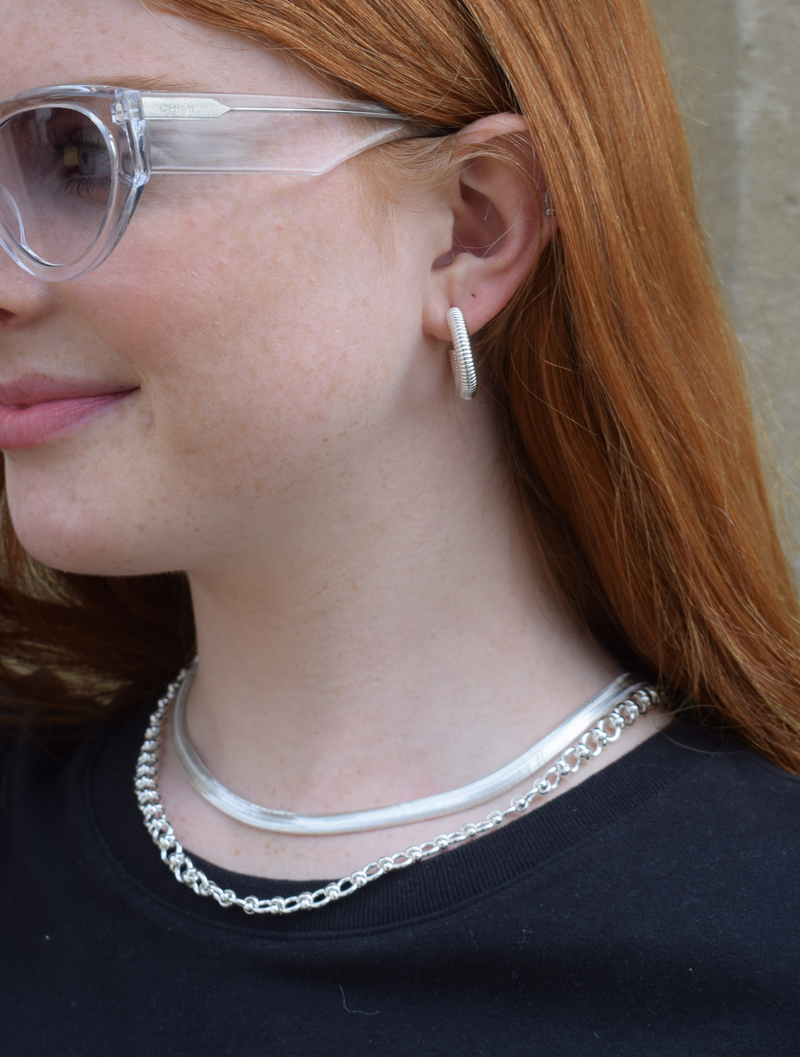 Brooklyn Chain Necklace Silver