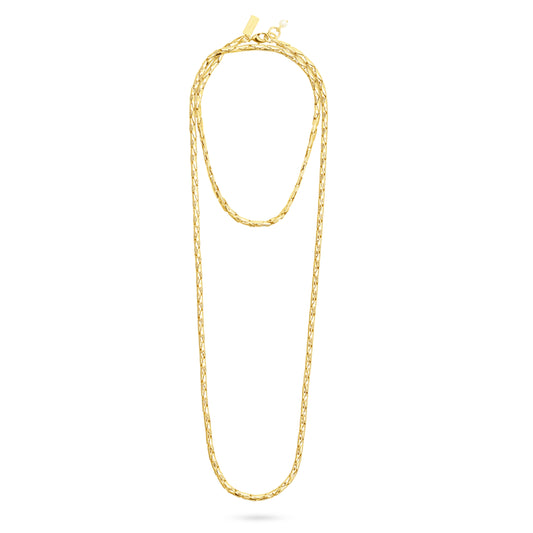 Long gold chain necklace from Talis Chains
