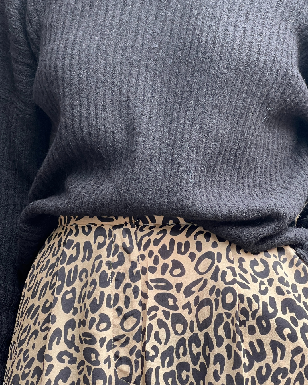 leopard print trousers 