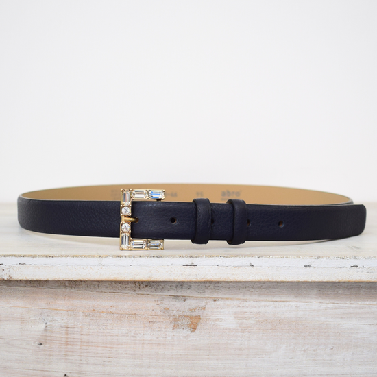 Navy belt with square buckle 