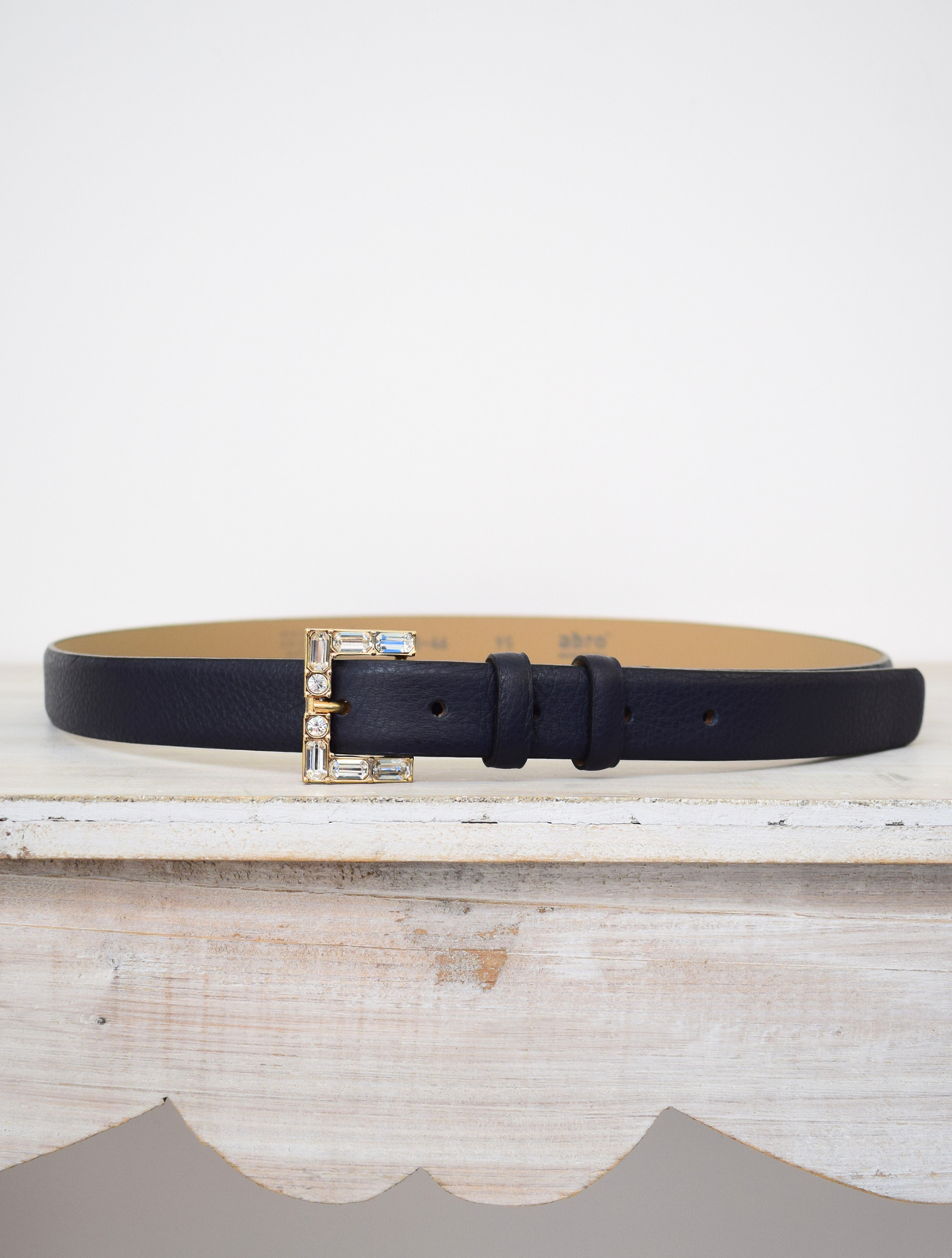 Navy belt with square buckle 
