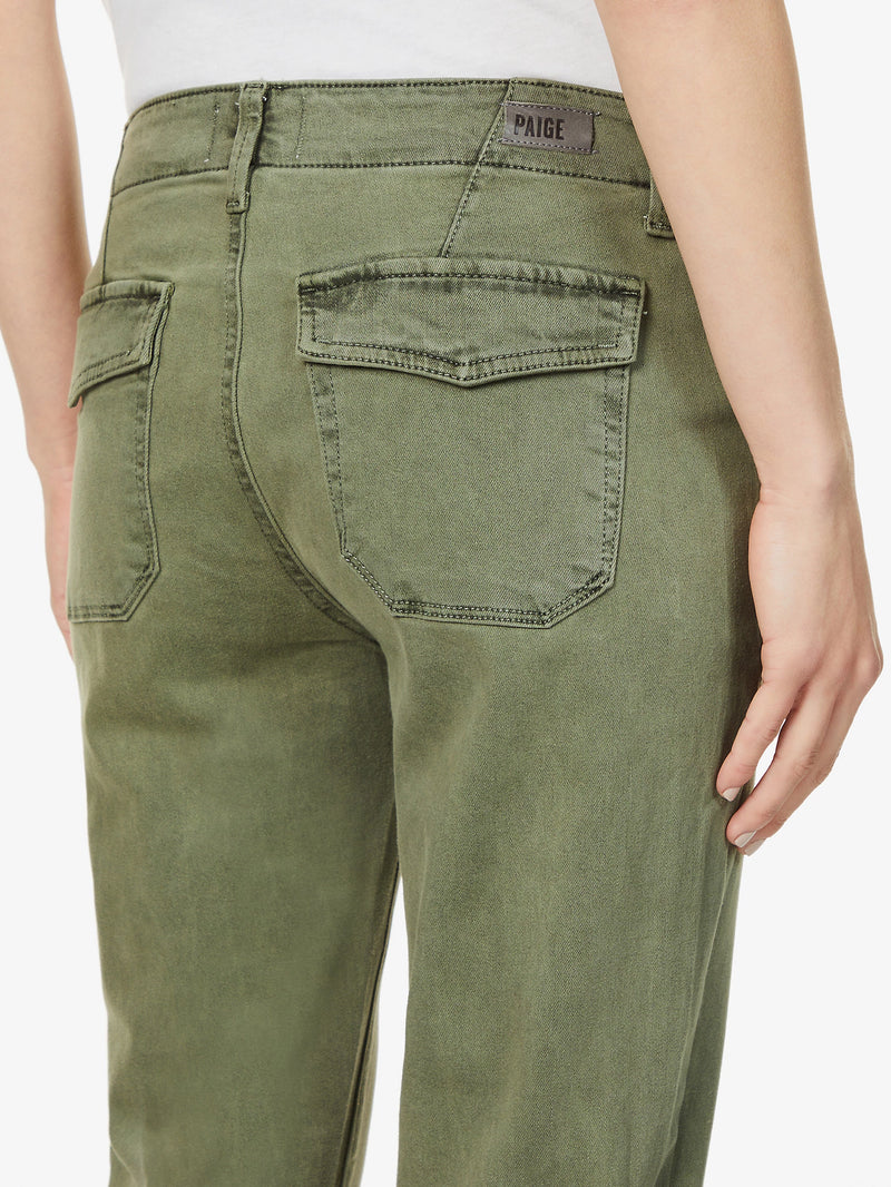 Green jogger trousers