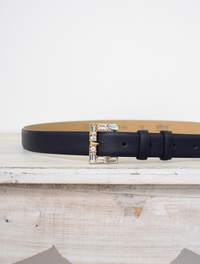 Navy belt with square buckle 