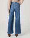 mid blue wide leg jeans from paige rear view