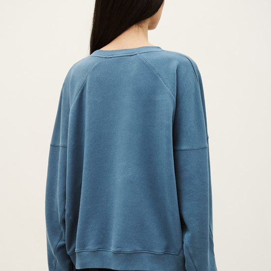 Rear view of sweatshirt