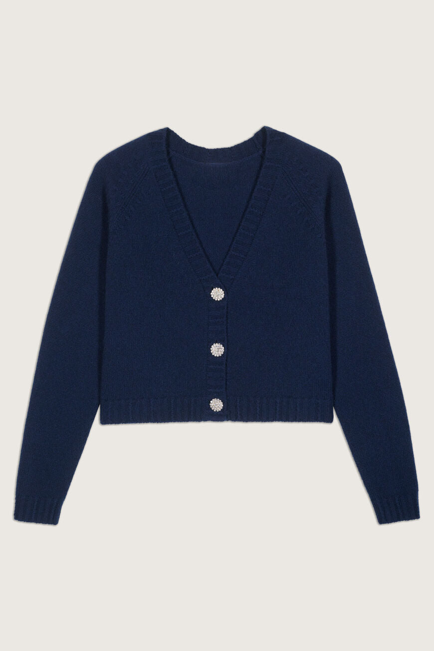 Short sleeve navy deals blue cardigan