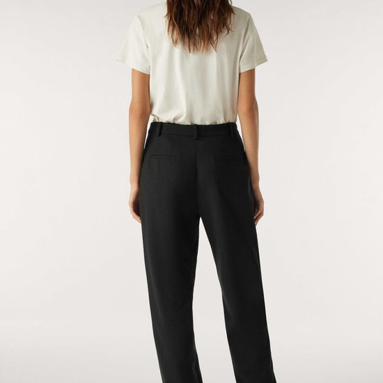 Black tailored trousers