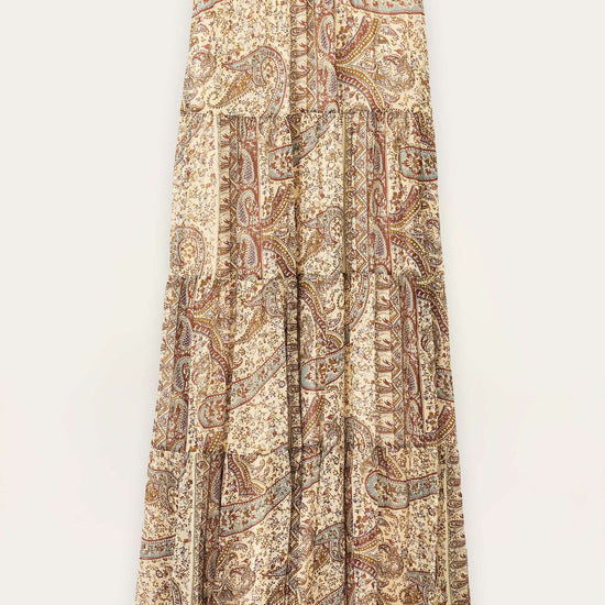 Paisley skirt on white background