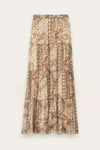 Paisley skirt on white background