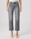 Pale grey straight leg jeans from Paige