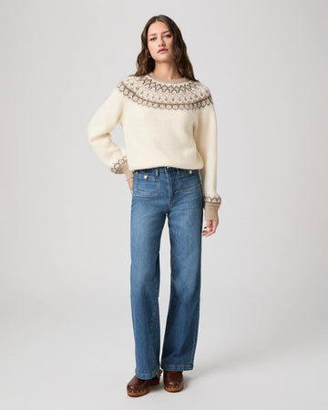 Vintage Blue jeans with inset pockets from paige