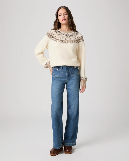 Vintage Blue jeans with inset pockets from paige