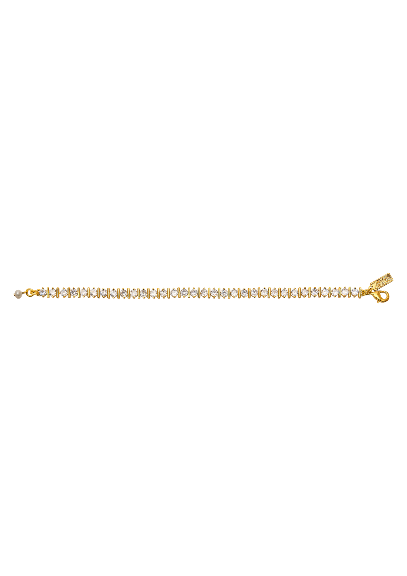 cubic zirconia tennis bracelet from talis chains