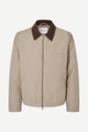 Beige mens jacket by Samsoe Samsoe on a white background