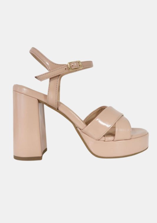 Pippa Sandal Blush Shine