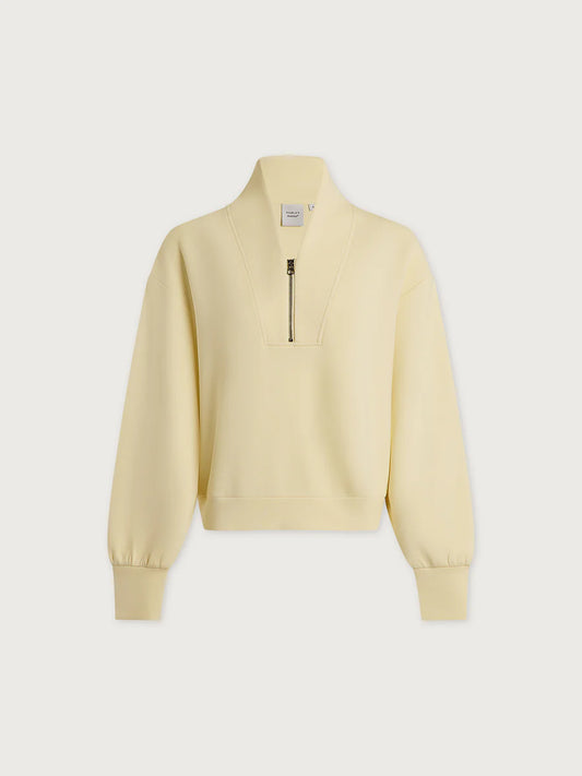 Light yellow jacket on a white background