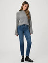 mid blue slim jeans from paige  model