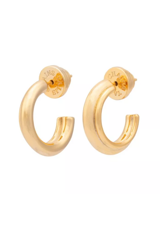 Mini Everyday Hoop Earrings Gold