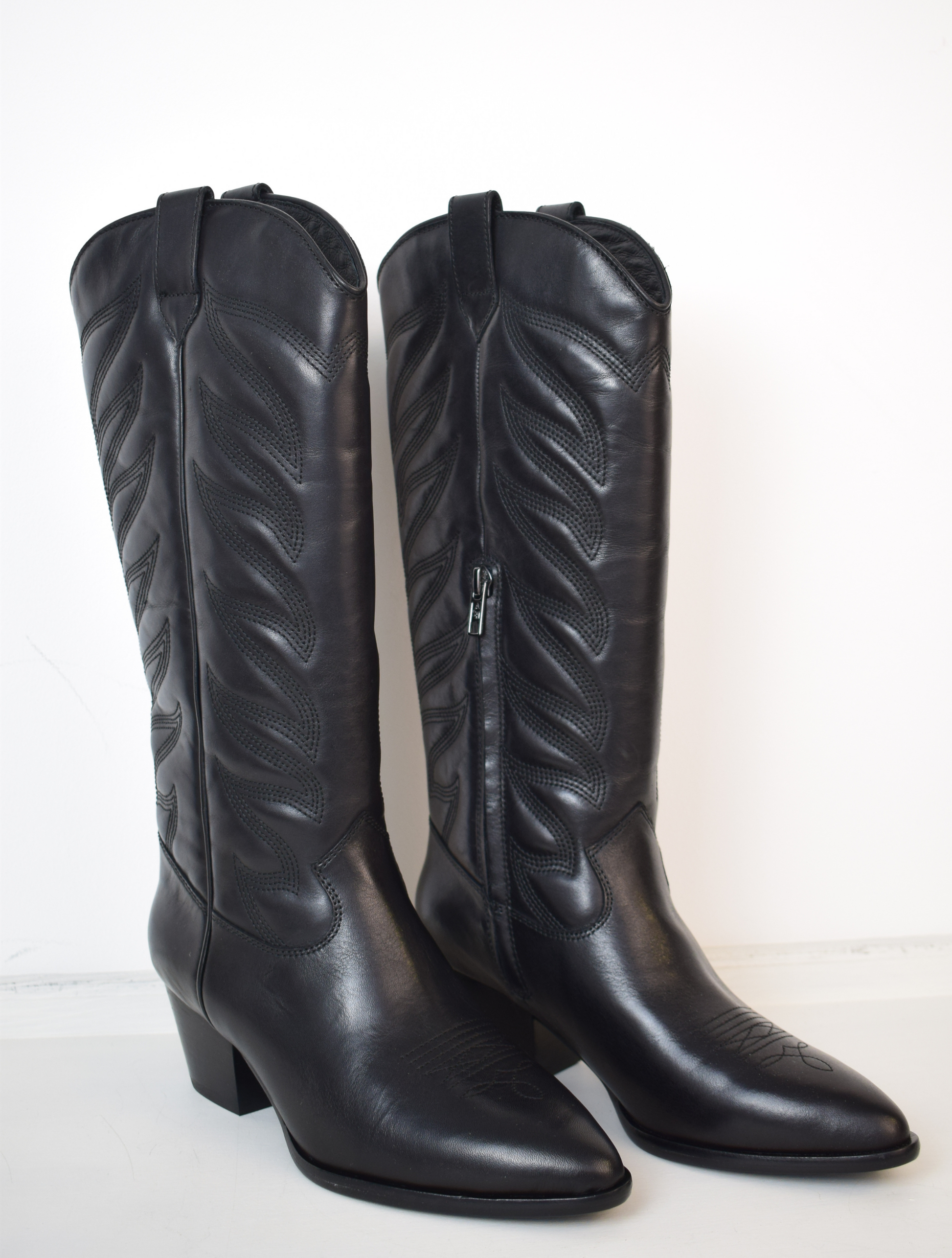 Black cowboy boot 