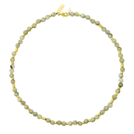 Labradorite beaded necklace from Talis Chains