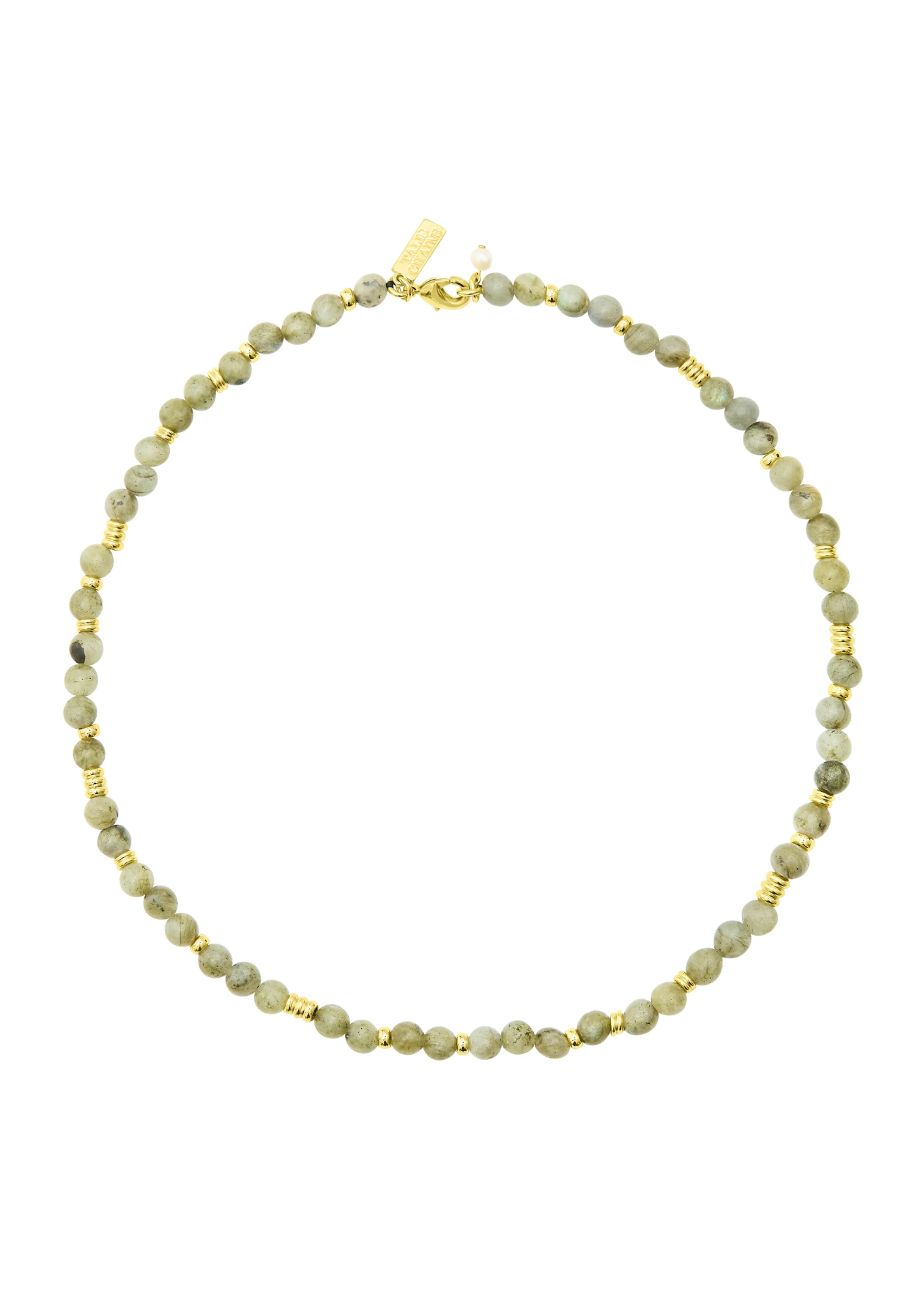 Labradorite beaded necklace from Talis Chains