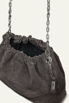 June Suede Tote Bag Dark Grey