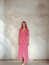 Ditsy print V neck sleeve with elbow length sleeves from Sirens