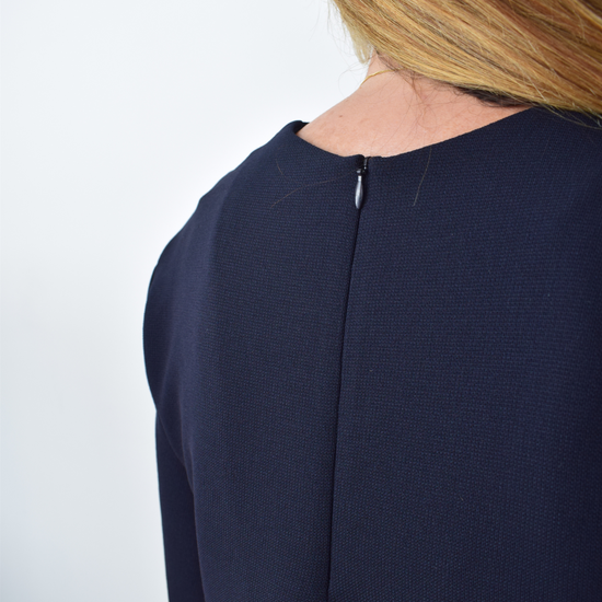 Navy boxy top 