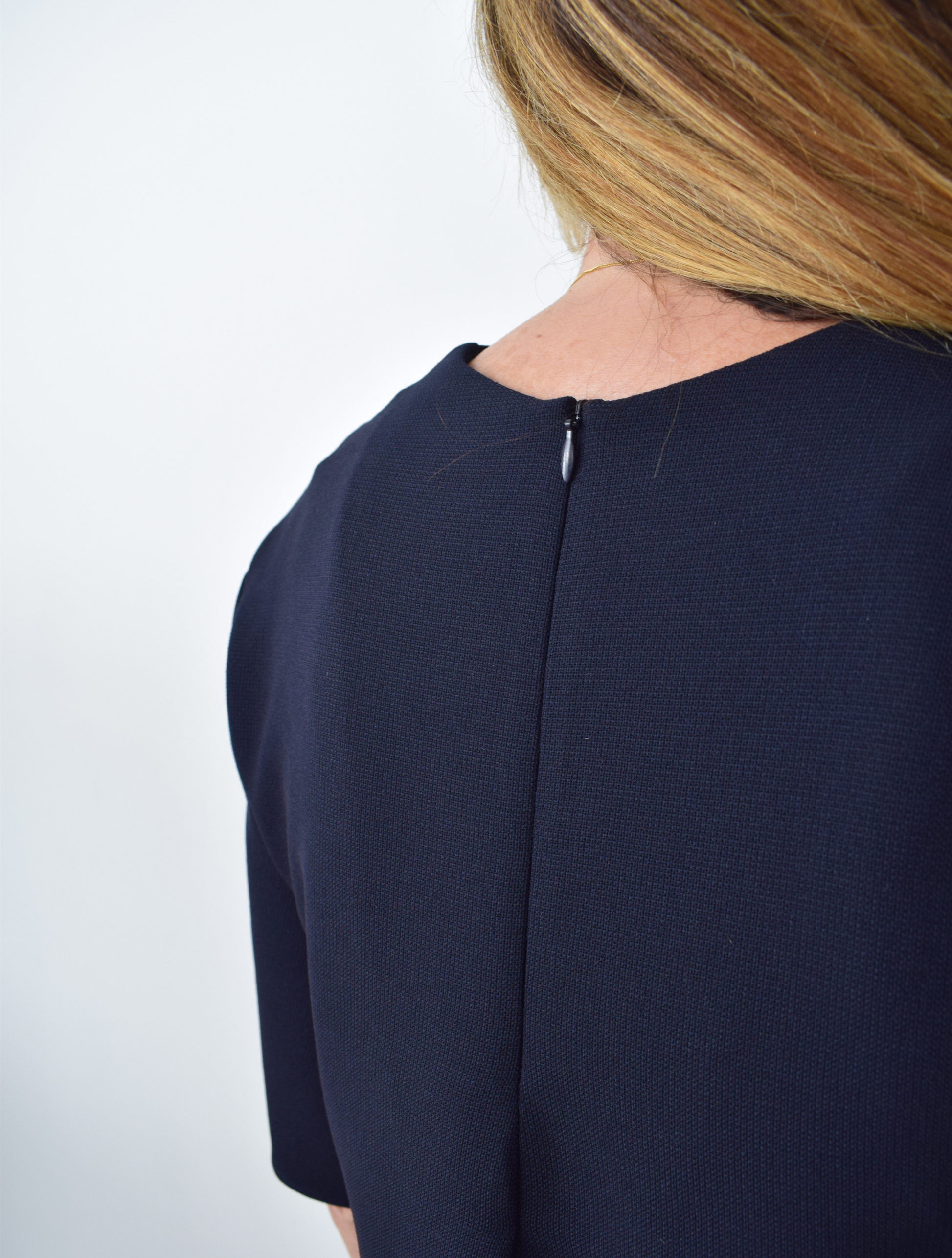 Navy boxy top 