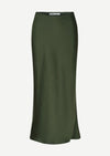 Dark green long length skirt